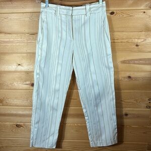 Erika Cavallini Women's Linen Blend Dress Pants, European Size 42, US Size 6